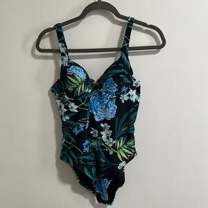 Tropical Floral One-Piece Swimsuit